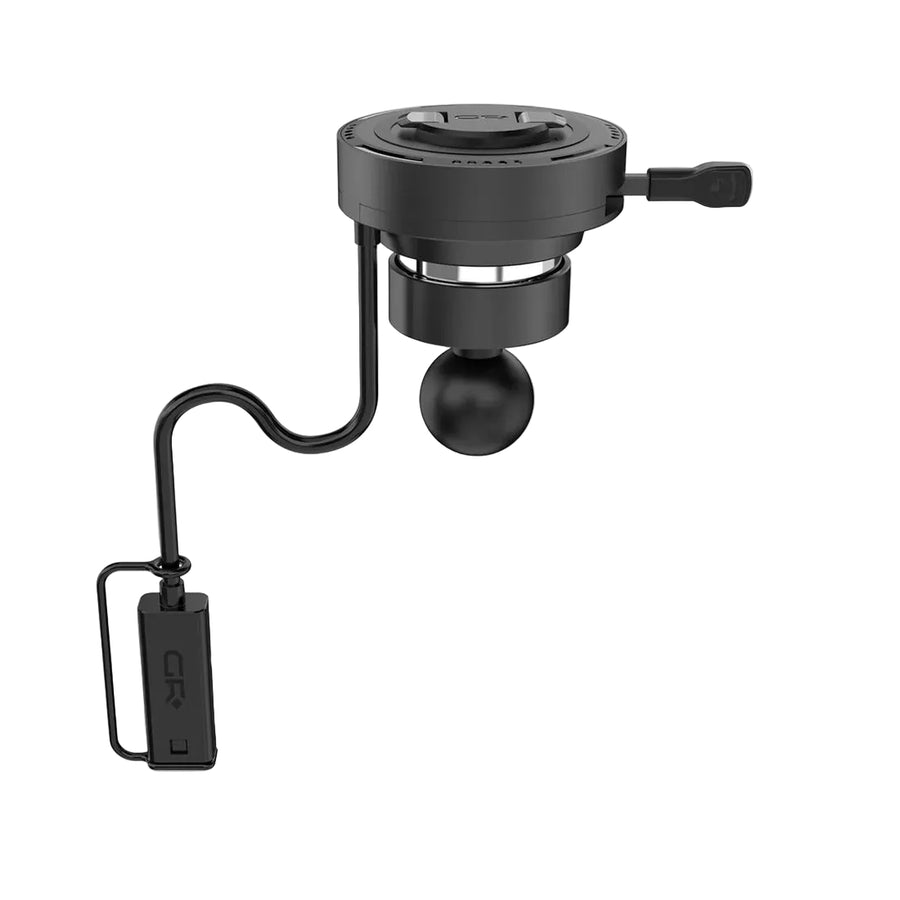 GRXPLORE GR-MW-B Magnetic Wireless Charging 1" Ball Head Quick Release Head Component with Vibration Dampener